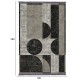 ΧΑΛΙ ΣΑΛΟΝΙΟΥ ΜΕ ΚΡΟΣΙΑ Art Maison Reston - Geometry (180x280εκ.)