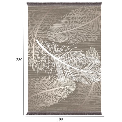 ΧΑΛΙ ΣΑΛΟΝΙΟΥ ΜΕ ΚΡΟΣΙΑ Art Maison Reston - Brown White Wings (180x280εκ.) ΧΑΛΙ ΣΑΛΟΝΙΟΥ ΜΕ ΚΡΟΣΙΑ Art Maison Reston - Brown White Wings (180x280εκ.)
