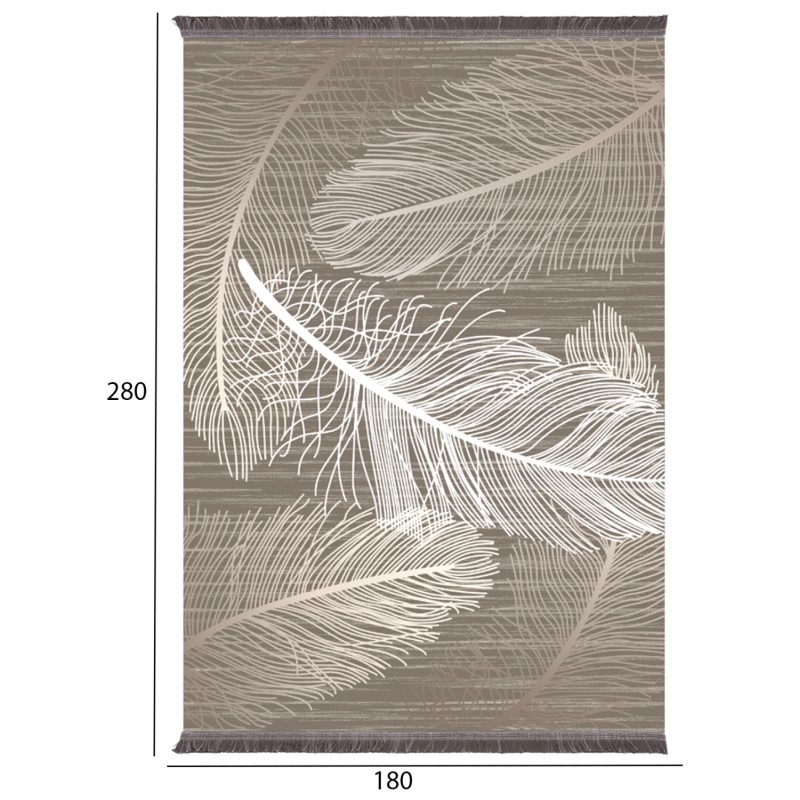 ΧΑΛΙ ΣΑΛΟΝΙΟΥ ΜΕ ΚΡΟΣΙΑ Art Maison Reston - Brown White Wings (180x280εκ.) ΧΑΛΙ ΣΑΛΟΝΙΟΥ ΜΕ ΚΡΟΣΙΑ Art Maison Reston - Brown White Wings (180x280εκ.)