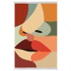 ΧΑΛΙ ΣΑΛΟΝΙΟΥ ΜΕ ΚΡΟΣΙΑ Art Maison Reston - Multicolor Lips (180x280εκ.)