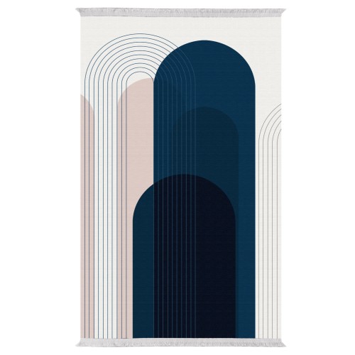 ΧΑΛΙ ΣΑΛΟΝΙΟΥ ΜΕ ΚΡΟΣΙΑ Art Maison Reston - Multicolor Shapes (160x230εκ.)