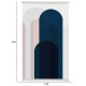 ΧΑΛΙ ΣΑΛΟΝΙΟΥ ΜΕ ΚΡΟΣΙΑ Art Maison Reston - Multicolor Shapes (120x170εκ.)