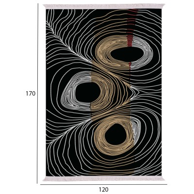 ΧΑΛΙ ΣΑΛΟΝΙΟΥ ΜΕ ΚΡΟΣΙΑ Art Maison Reston - Black Gold Circles (120x170εκ.) ΧΑΛΙ ΣΑΛΟΝΙΟΥ ΜΕ ΚΡΟΣΙΑ Art Maison Reston - Black Gold Circles (120x170εκ.)