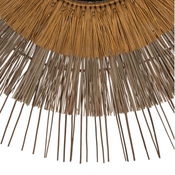 Καθρέπτης Τοίχου Art Maison Skookum - Natural (Φ105εκ)