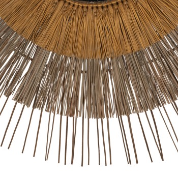 Καθρέπτης Τοίχου Art Maison Skookum - Natural (Φ105εκ)