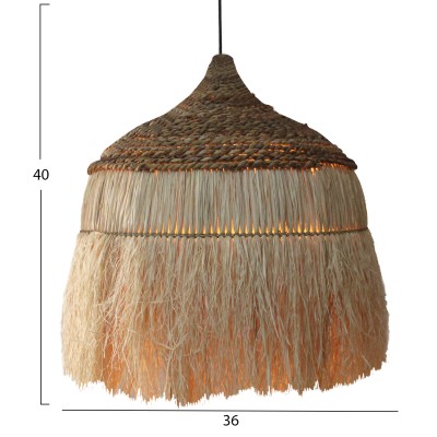 ΦΩΤΙΣΤΙΚΟ ΟΡΟΦΗΣ ART MAISON STARHAWK ΜΕ ΚΑΠΕΛΟ ΑΠΟ ΙΝΕΣ ΣΙΖΑΛ ΣΕ ΦΥΣΙΚΟ 36x36x40Υεκ.