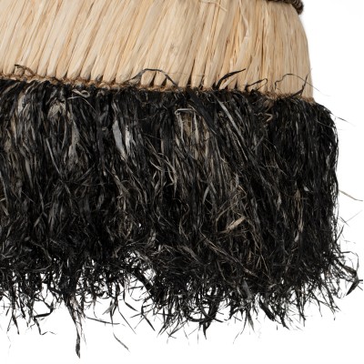 ΦΩΤΙΣΤΙΚΟ ΟΡΟΦΗΣ ART MAISON TERRAX ΑΠΟ ΙΝΕΣ ΣΙΖΑΛ ΚΑΙ ΑΜΠΑΚΑ ΣΕ ΦΥΣΙΚΟ-ΜΑΥΡΟ 50x50x60Yεκ.