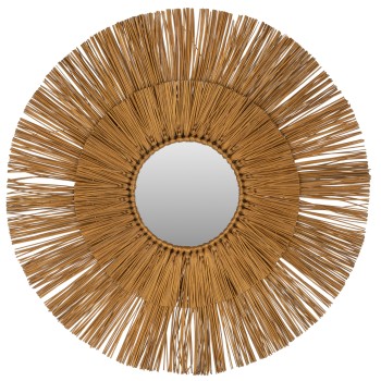 Καθρέπτης Τοίχου Art Maison Skookum - Natural (Φ65εκ)