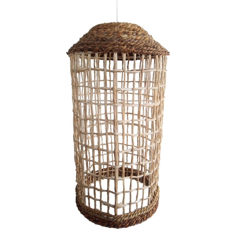 ΦΩΤΙΣΤΙΚΟ ΟΡΟΦΗΣ ART MAISON SHRIEK ΜΑΚΡΥ ΚΥΛΙΝΔΡΙΚΟ ΚΑΠΕΛΟ ΙΝΕΣ ΑΜΠΑΚΑ ΣΕ ΦΥΣΙΚΟ 21x21x43-80Yεκ.