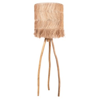 ΦΩΤΙΣΤΙΚΟ ΔΑΠΕΔΟΥ ART MAISON EZRA ΠΟΔΙΑ ΤΕΑΚ & ΚΑΠΕΛΟ ΙΝΕΣ ΑΜΠΑΚΑ ΦΥΣΙΚΟ ΧΡΩΜΑ Φ50x50-158Yεκ.