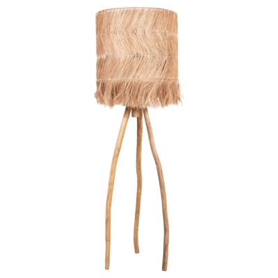 ΦΩΤΙΣΤΙΚΟ ΔΑΠΕΔΟΥ ART MAISON EZRA ΠΟΔΙΑ ΤΕΑΚ & ΚΑΠΕΛΟ ΙΝΕΣ ΑΜΠΑΚΑ ΦΥΣΙΚΟ ΧΡΩΜΑ Φ50x50-158Yεκ.