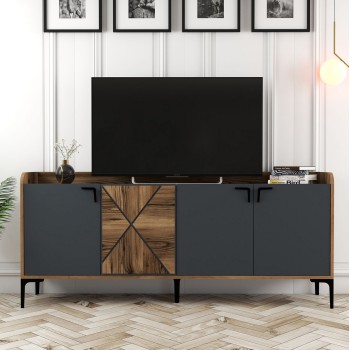 ΜΠΟΥΦΕΣ ART MAISON CHICO - CHARCOAL (180x35x78εκ.)