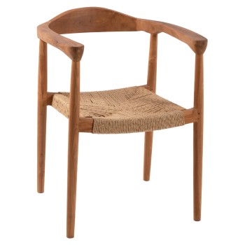 Καρέκλα Art Maison Cazelle - Natural (59,5x56x76,5εκ.)