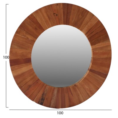 Καθρέπτης τοίχου Art Maison Nero - Natural (Φ100x5x100εκ.) Καθρέπτης τοίχου Art Maison Nero - Natural (Φ100x5x100εκ.)
