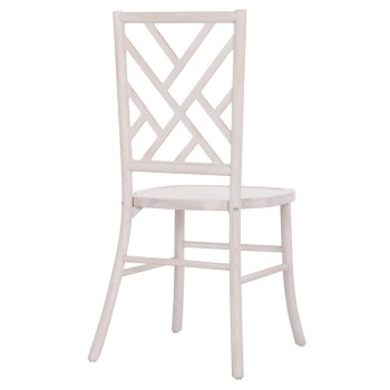 ΚΑΡΕΚΛΑ ART MAISON LEONERO ΑΠΟ ΞΥΛΟ ΤΟΟΝ WHITE WASH 44.5x48x96Υεκ.