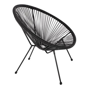 ΠΟΛΥΘΡΟΝΑ ART MAISON MICHIGAN - BLACK (70x73x79εκ.)