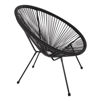 ΠΟΛΥΘΡΟΝΑ ART MAISON MICHIGAN - BLACK (70x73x79εκ.)