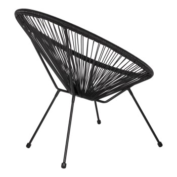 ΠΟΛΥΘΡΟΝΑ ART MAISON MICHIGAN - BLACK (70x73x79εκ.)