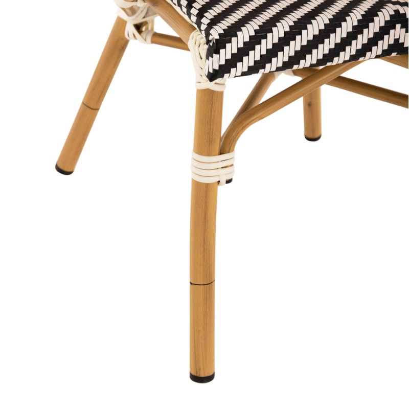 ΠΟΛΥΘΡΟΝΑ ART MAISON GYRICH ΜΑΥΡΟ-ΛΕΥΚΟ 57x55x82 εκ.