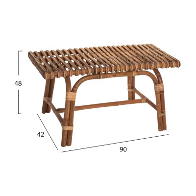 Παγκάκι Art Maison Suri - Natural (90x42x48εκ.) Παγκάκι Art Maison Suri - Natural (90x42x48εκ.)