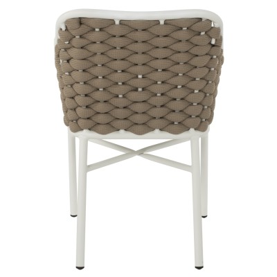 ΠΟΛΥΘΡΟΝΑ ART MAISON PERU - WHITE BEIGE (56x58x76Yεκ.)