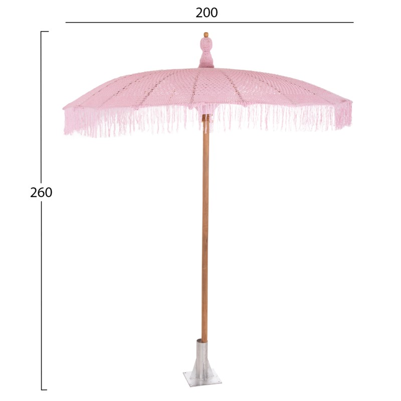 Ομπρέλα Art Maison Mahalo - Pink (Φ200x250εκ.) Ομπρέλα Art Maison Mahalo - Pink (Φ200x250εκ.)