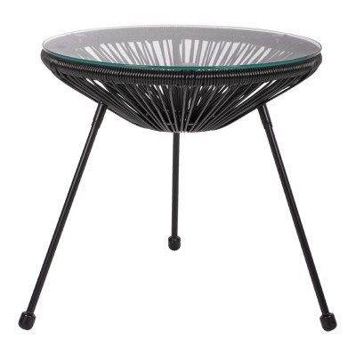 ΤΡΑΠΕΖΙ ART MAISON AMSTERDAM - BLACK (Φ47x45εκ.)