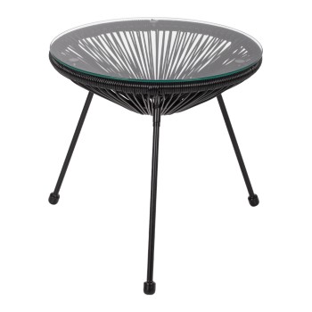 ΤΡΑΠΕΖΙ ART MAISON AMSTERDAM - BLACK (Φ47x45εκ.)