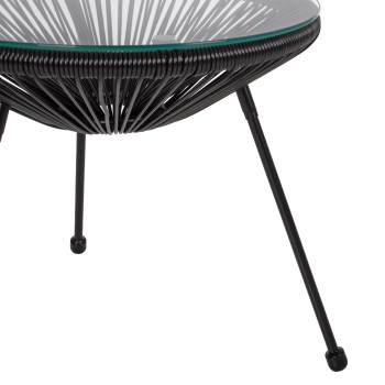 ΤΡΑΠΕΖΙ ART MAISON AMSTERDAM - BLACK (Φ47x45εκ.)