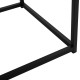 ΤΡΑΠΕΖΙ ΣΑΛΟΝΙΟΥ ART MAISON FRESNO - WHITE BLACK (95x55x43εκ.)