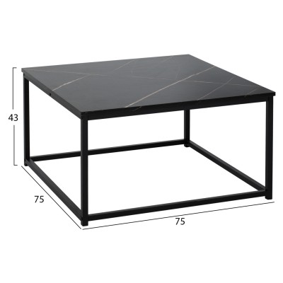ΤΡΑΠΕΖΙ ΣΑΛΟΝΙΟΥ ART MAISON RANCHO - BLACK (75x75x43,5εκ.) ΤΡΑΠΕΖΙ ΣΑΛΟΝΙΟΥ ART MAISON RANCHO - BLACK (75x75x43,5εκ.)