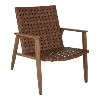 ΠΟΛΥΘΡΟΝΑ ART MAISON GARGOYLE ΜΕΤΑΛΛΟ ΟΨΗ ΞΥΛΟΥ & RATTAN ΔΕΡΜΑ-LOOK 63,5x75,5x77εκ.