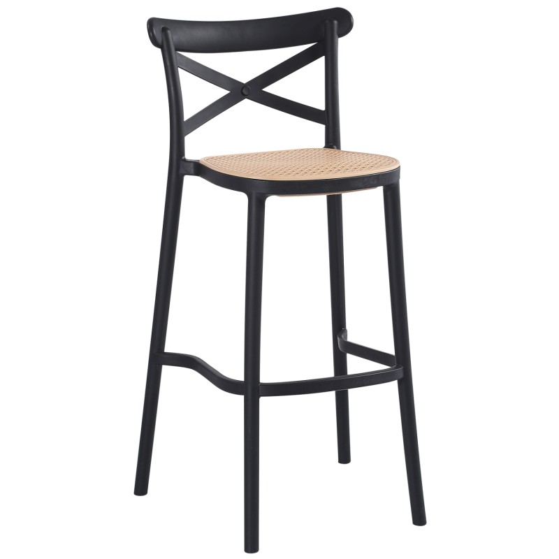 ΣΚΑΜΠΟ ΠΟΛΥΠΡΟΠΥΛΕΝΙΟΥ ART MAISON MAGUS ΜΕ ΠΛΑΤΗ ΜΑΥΡΟ ΜΕ ΜΠΕΖ ΚΑΘΙΣΜΑ 41x49x102Υεκ.