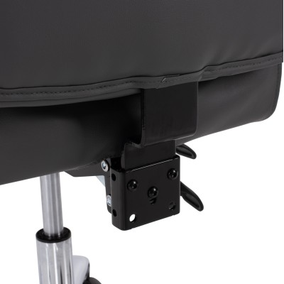 ΠΟΛΥΘΡΟΝΑ ΓΡΑΦΕΙΟΥ ART MAISON SHERMAN ΔΙΕΥΘΥΝΤΙΚΗ ΓΚΡΙ ΜΕ ΠΤΥΣΣΟΜΕΝΟ ΥΠΟΠΟΔΙΟ 58x71x128Y εκ.