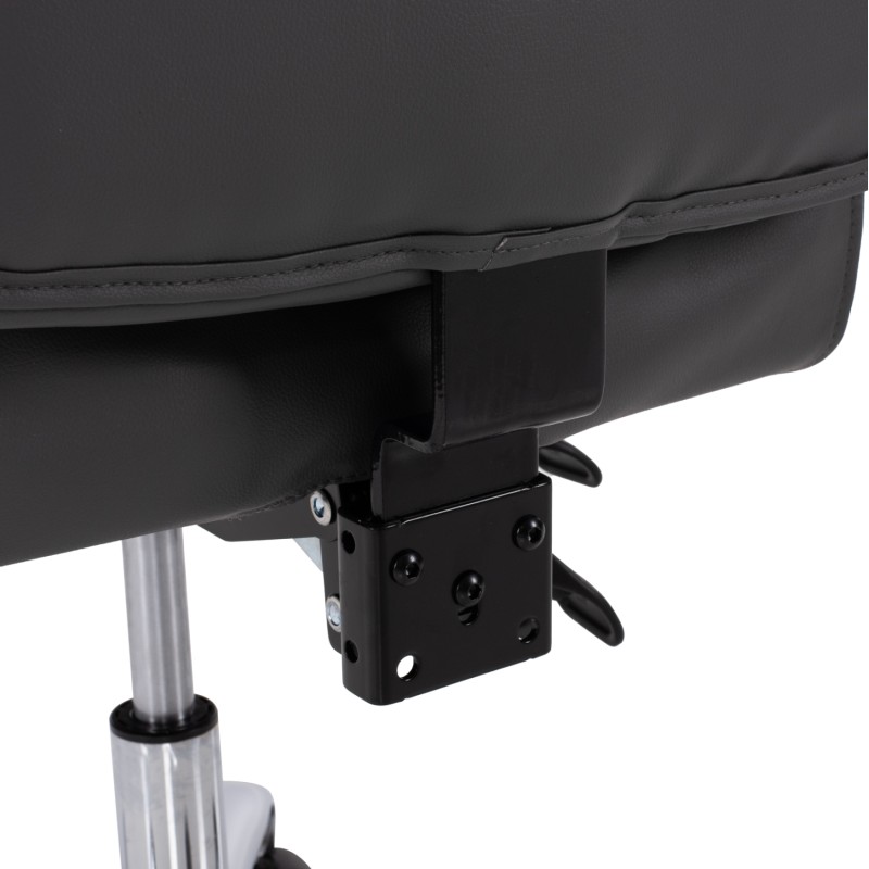 ΠΟΛΥΘΡΟΝΑ ΓΡΑΦΕΙΟΥ ART MAISON SHERMAN ΔΙΕΥΘΥΝΤΙΚΗ ΓΚΡΙ ΜΕ ΠΤΥΣΣΟΜΕΝΟ ΥΠΟΠΟΔΙΟ 58x71x128Y εκ.