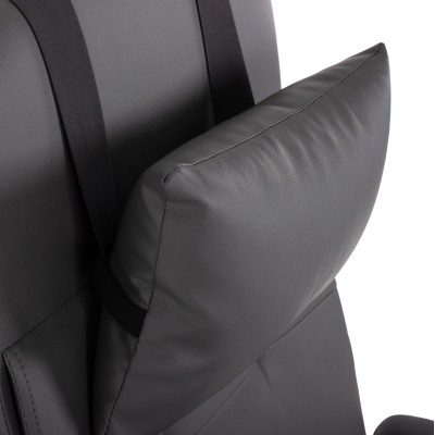 ΠΟΛΥΘΡΟΝΑ ΓΡΑΦΕΙΟΥ ART MAISON SHERMAN ΔΙΕΥΘΥΝΤΙΚΗ ΓΚΡΙ ΜΕ ΠΤΥΣΣΟΜΕΝΟ ΥΠΟΠΟΔΙΟ 58x71x128Y εκ.