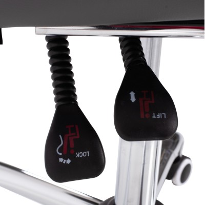 ΠΟΛΥΘΡΟΝΑ ΓΡΑΦΕΙΟΥ ART MAISON SHERMAN ΔΙΕΥΘΥΝΤΙΚΗ ΓΚΡΙ ΜΕ ΠΤΥΣΣΟΜΕΝΟ ΥΠΟΠΟΔΙΟ 58x71x128Y εκ.