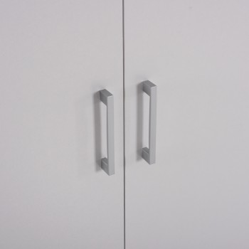 ΝΤΟΥΛΑΠΑ 2ΦΥΛΛΗ ART MAISON BARBOACH ΜΕ ΤΡΙΑ ΡΑΦΙΑ ΜΕΛΑΜΙΝΗ ΛΕΥΚΗ 60Χ43Χ181Υεκ.