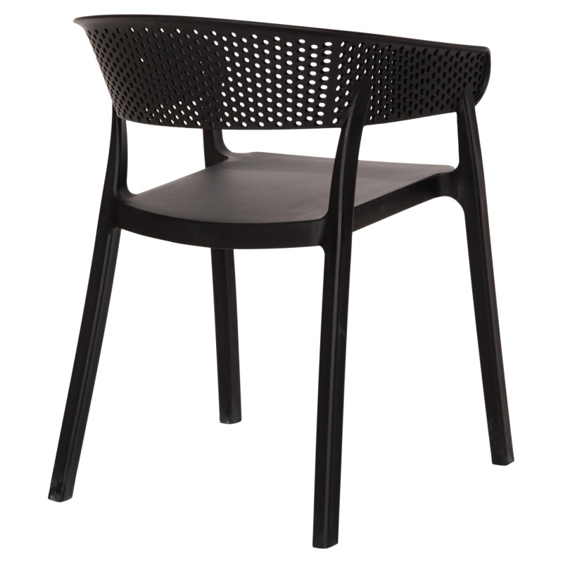 ΠΟΛΥΘΡΟΝΑ ΠΟΛΥΠΡΟΠΥΛΕΝΙΟΥ ART MAISON BROCK ΜΑΥΡΗ 53,5x50,5x73Υ εκ.