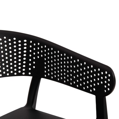 ΠΟΛΥΘΡΟΝΑ ΠΟΛΥΠΡΟΠΥΛΕΝΙΟΥ ART MAISON BROCK ΜΑΥΡΗ 53,5x50,5x73Υ εκ.