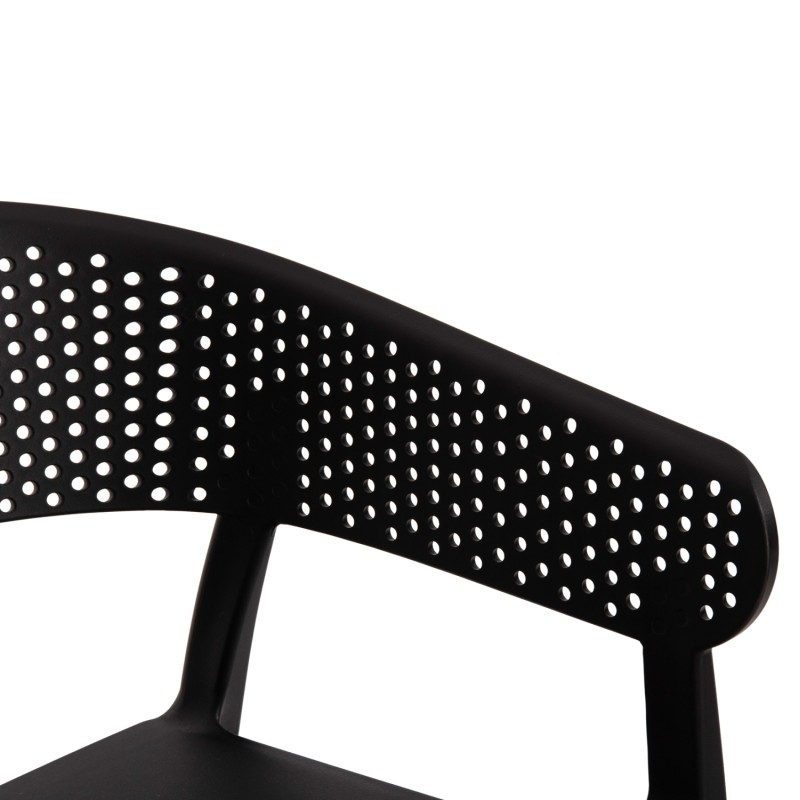 ΠΟΛΥΘΡΟΝΑ ΠΟΛΥΠΡΟΠΥΛΕΝΙΟΥ ART MAISON BROCK ΜΑΥΡΗ 53,5x50,5x73Υ εκ.