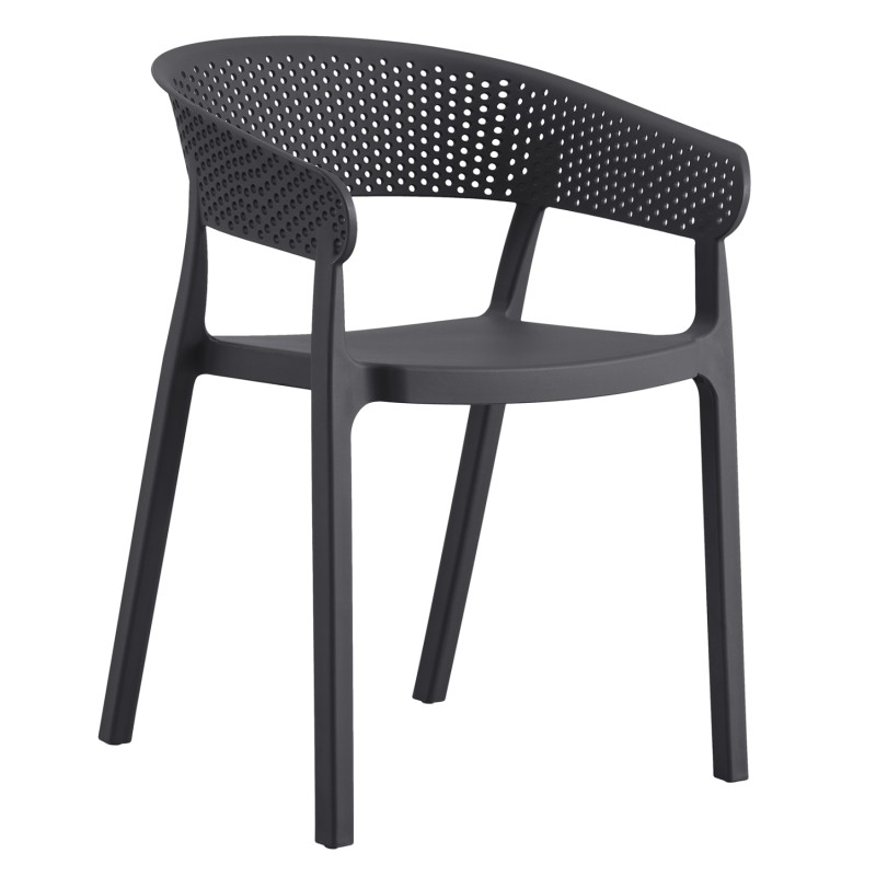 ΠΟΛΥΘΡΟΝΑ ΠΟΛΥΠΡΟΠΥΛΕΝΙΟΥ ART MAISON BROCK ΓΚΡΙ 53,5x50,5x73Υεκ.