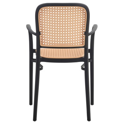 ΠΟΛΥΘΡΟΝΑ ART MAISON VANDALIA - BLACK BEIGE (56x52,5x85,5εκ.)