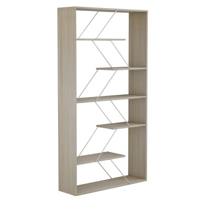 ΒΙΒΛΙΟΘΗΚΗ ART MAISON SANFRANCISCO - NATURAL WHITE (84x24x157εκ.) ΒΙΒΛΙΟΘΗΚΗ ART MAISON SANFRANCISCO - NATURAL WHITE (84x24x157εκ.)