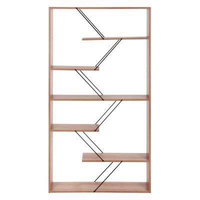 ΒΙΒΛΙΟΘΗΚΗ ART MAISON SANFRANCISCO - NATURAL BLACK (84x24x157εκ.) ΒΙΒΛΙΟΘΗΚΗ ART MAISON SANFRANCISCO - NATURAL BLACK (84x24x157εκ.)