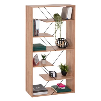ΒΙΒΛΙΟΘΗΚΗ ART MAISON SANFRANCISCO - NATURAL BLACK (84x24x157εκ.) ΒΙΒΛΙΟΘΗΚΗ ART MAISON SANFRANCISCO - NATURAL BLACK (84x24x157εκ.)