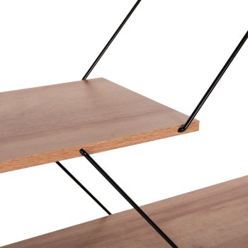 ΒΙΒΛΙΟΘΗΚΗ ART MAISON SANFRANCISCO - NATURAL BLACK (84x24x157εκ.) ΒΙΒΛΙΟΘΗΚΗ ART MAISON SANFRANCISCO - NATURAL BLACK (84x24x157εκ.)