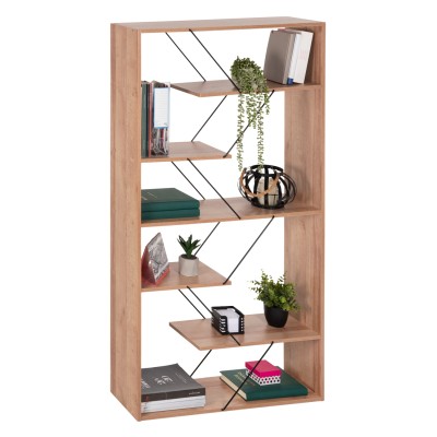 ΒΙΒΛΙΟΘΗΚΗ ART MAISON SANFRANCISCO - NATURAL BLACK (84x24x157εκ.) ΒΙΒΛΙΟΘΗΚΗ ART MAISON SANFRANCISCO - NATURAL BLACK (84x24x157εκ.)