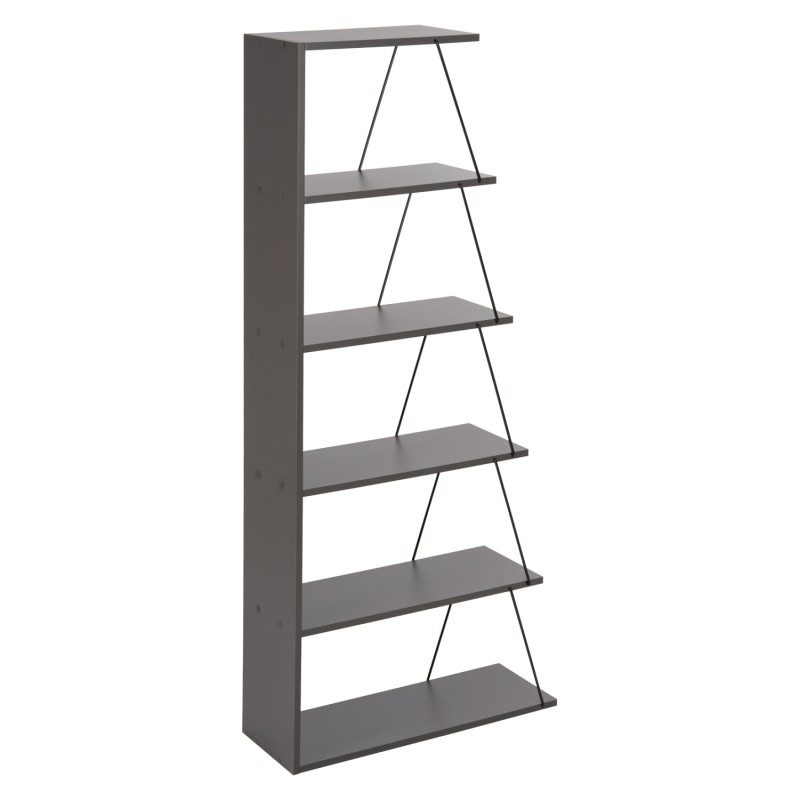 ΒΙΒΛΙΟΘΗΚΗ ART MAISON SANFRANCISCO - GRAY BLACK (65x22-24x146εκ.) ΒΙΒΛΙΟΘΗΚΗ ART MAISON SANFRANCISCO - GRAY BLACK (65x22-24x146εκ.)