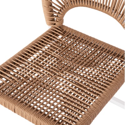 ΣΚΑΜΠΟ ART MAISON NAPERVILLE - WHITE NATURAL (46x58x95εκ.)